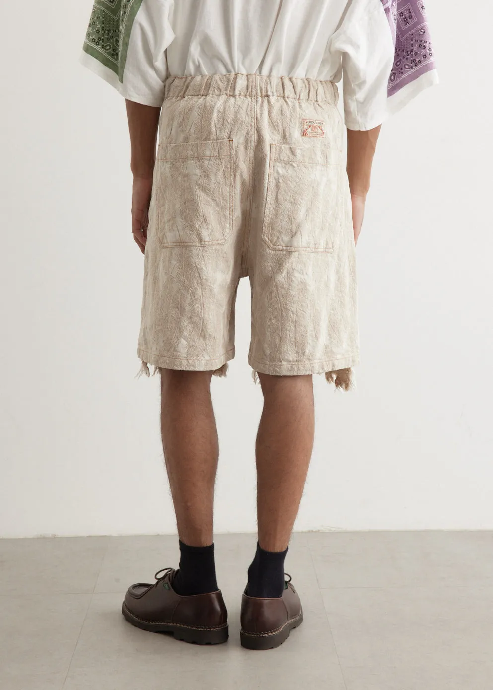 12oz MAGPIE Denim W-Knee EASY Shorts