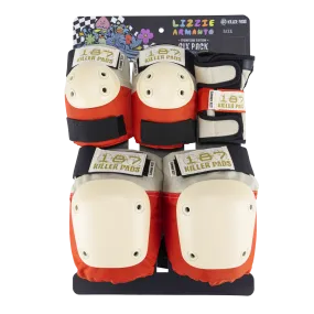 187 Lizzie Armanto Six Pack Skateboard Pad Set