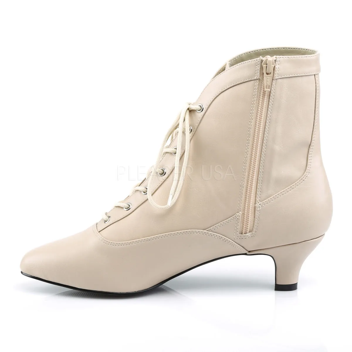 2 Inch Heel FAB-1005 Cream Pu