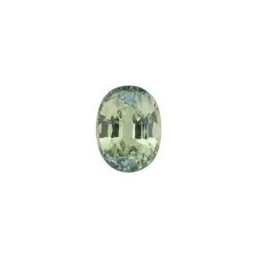 2.19ct Oval Cut Light Blue Green Madagascar Sapphire SO463