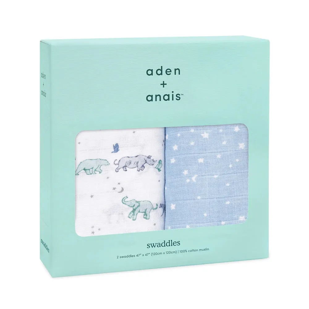 aden   anais Muslin Swaddles - Rising Star