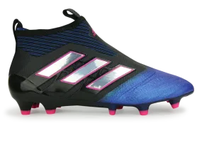 adidas Kids ACE 17  PURECONTROL FG Core Black/White/Blue