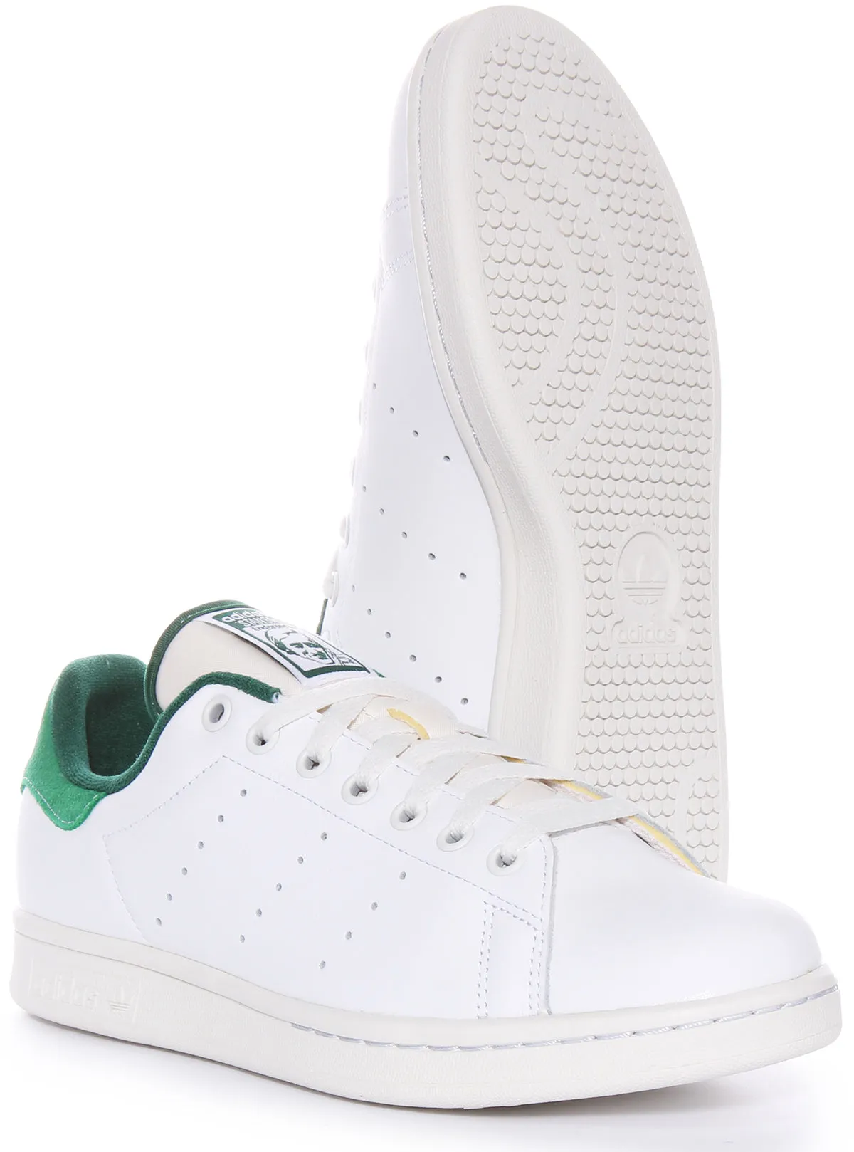 Adidas Stan Smith In White Green For Men