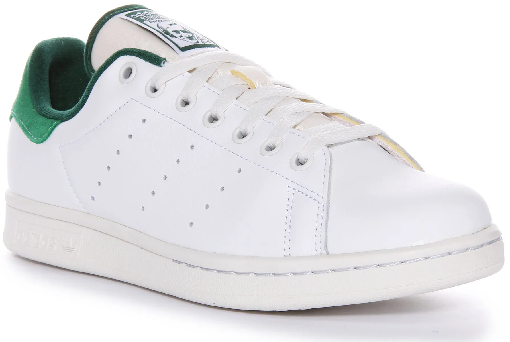 Adidas Stan Smith In White Green For Men