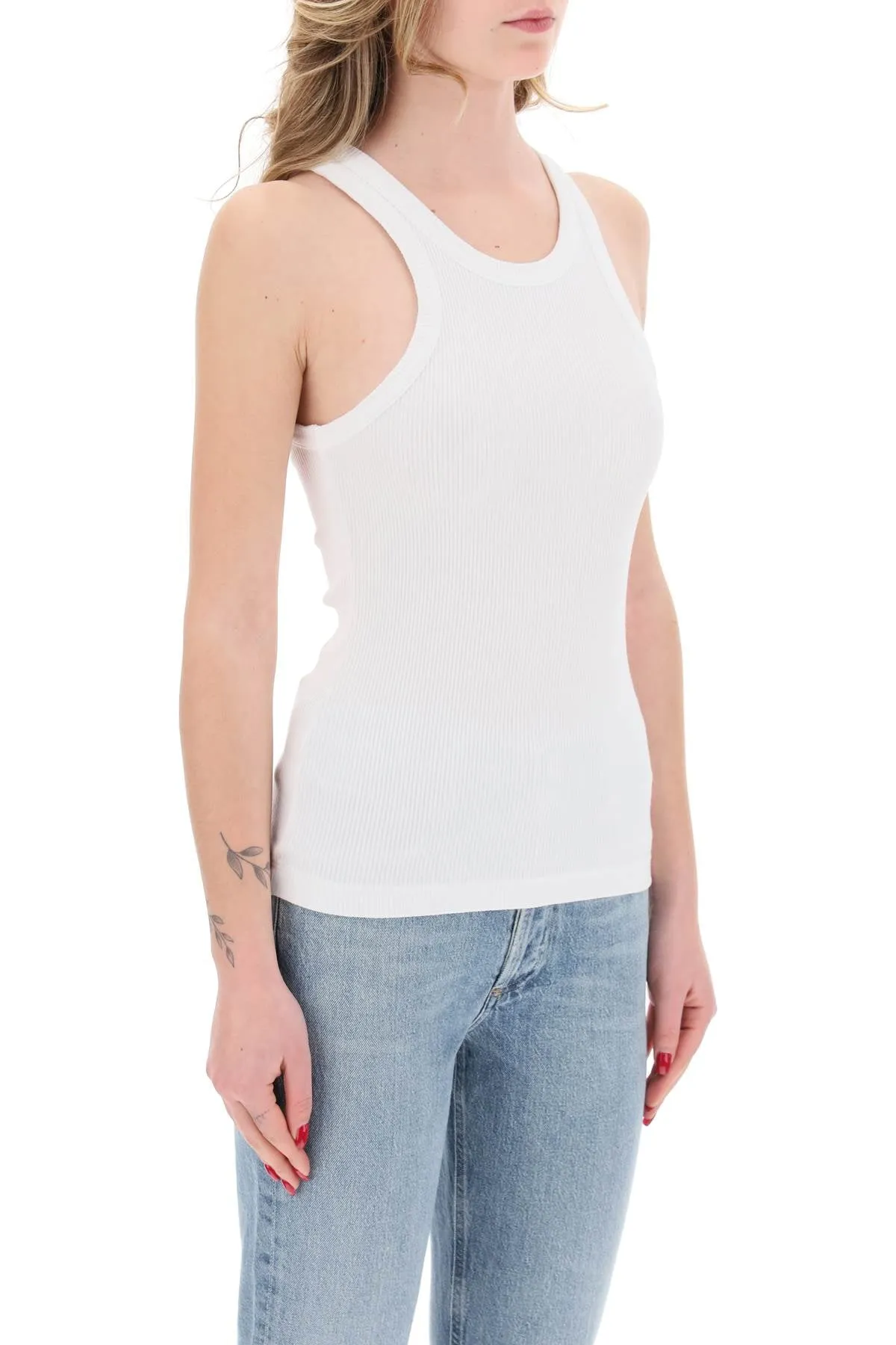 AGOLDE "ribbed sleeveless top b