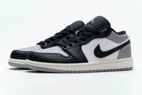 AIR JORDAN 1 LOW " WHITE/ATMOSPHERE GREY-BLACK "