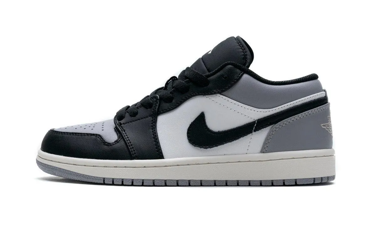 AIR JORDAN 1 LOW " WHITE/ATMOSPHERE GREY-BLACK "