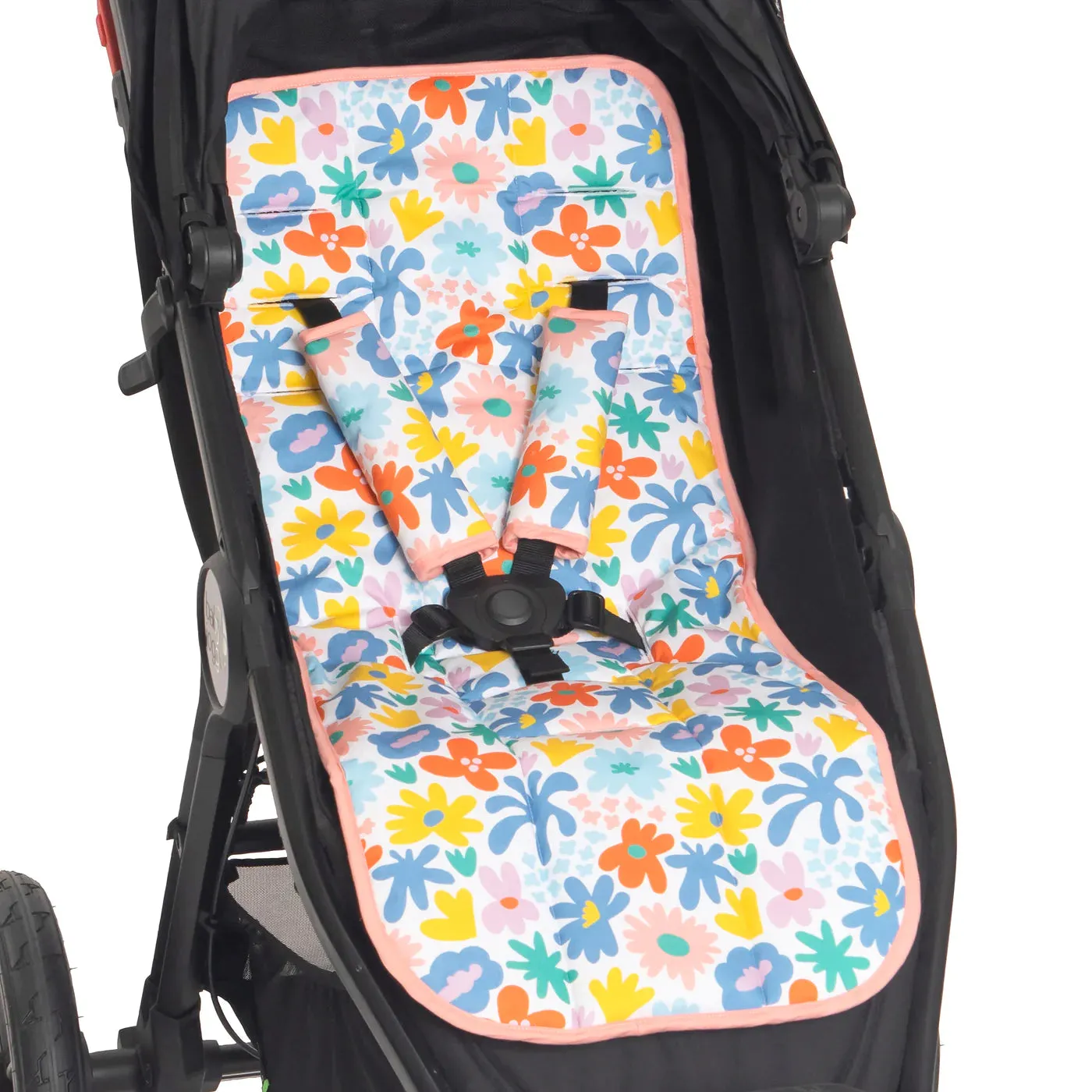 All 4 Ella - Reversible Pram Liner - Bright Floral