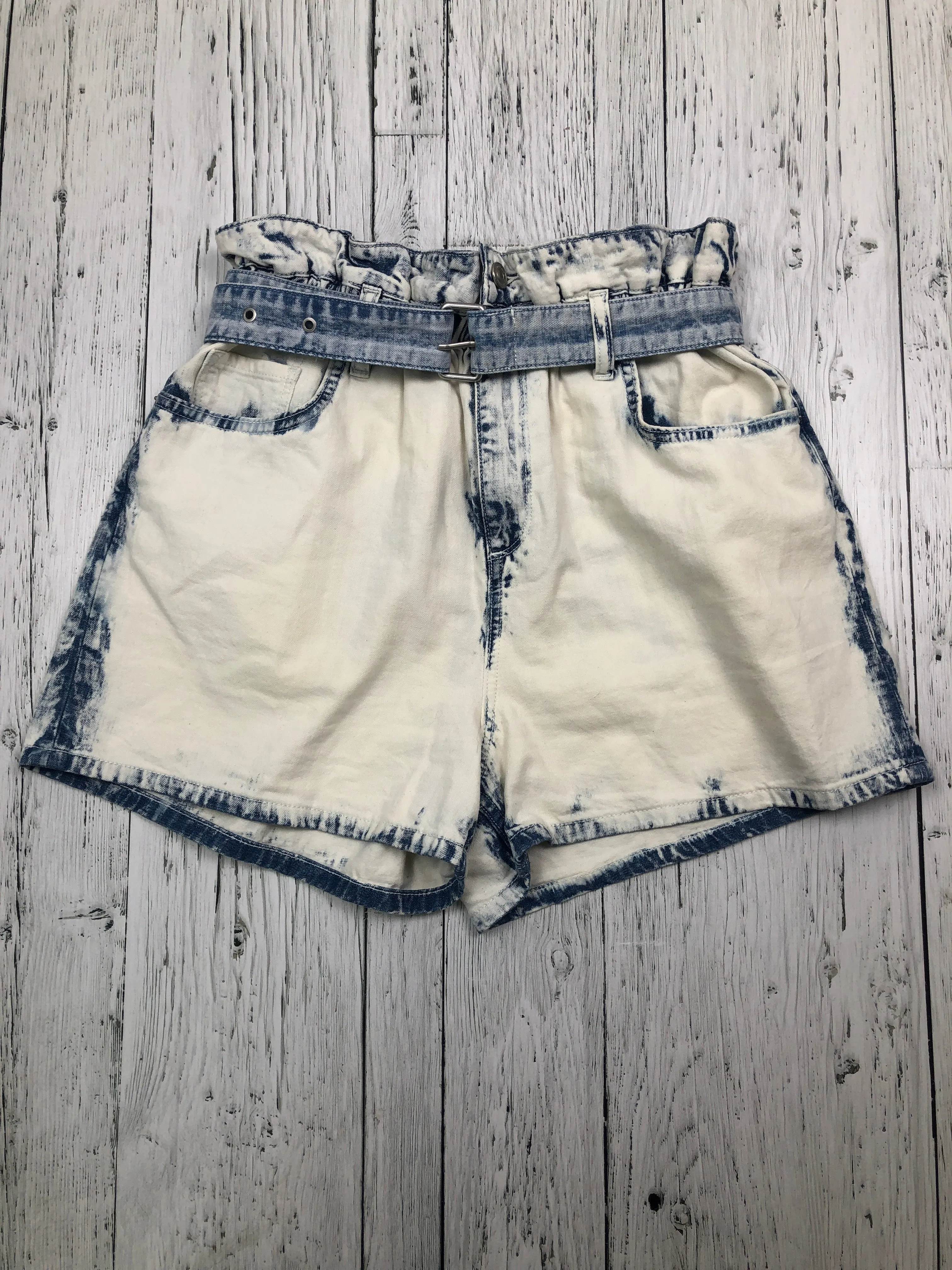 Allsaints blue white denim shorts - Hers L/31