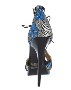 AMANDA BLUE PEEP TOE