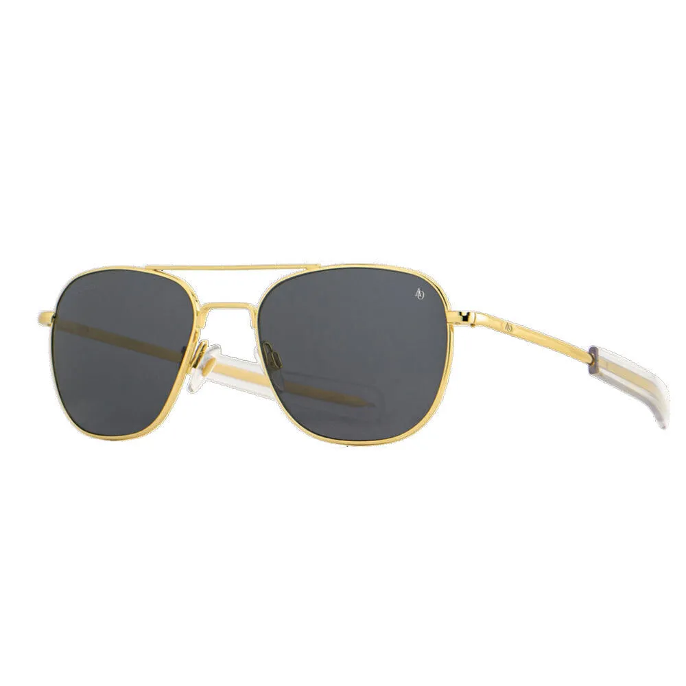 American Optical Big Original Pilot Sunglasses Standard | Gold/Polarized Nylon