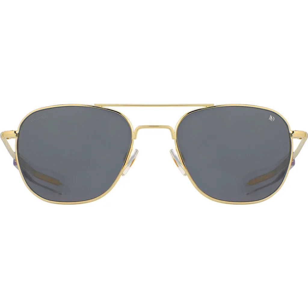 American Optical Big Original Pilot Sunglasses Standard | Gold/Polarized Nylon