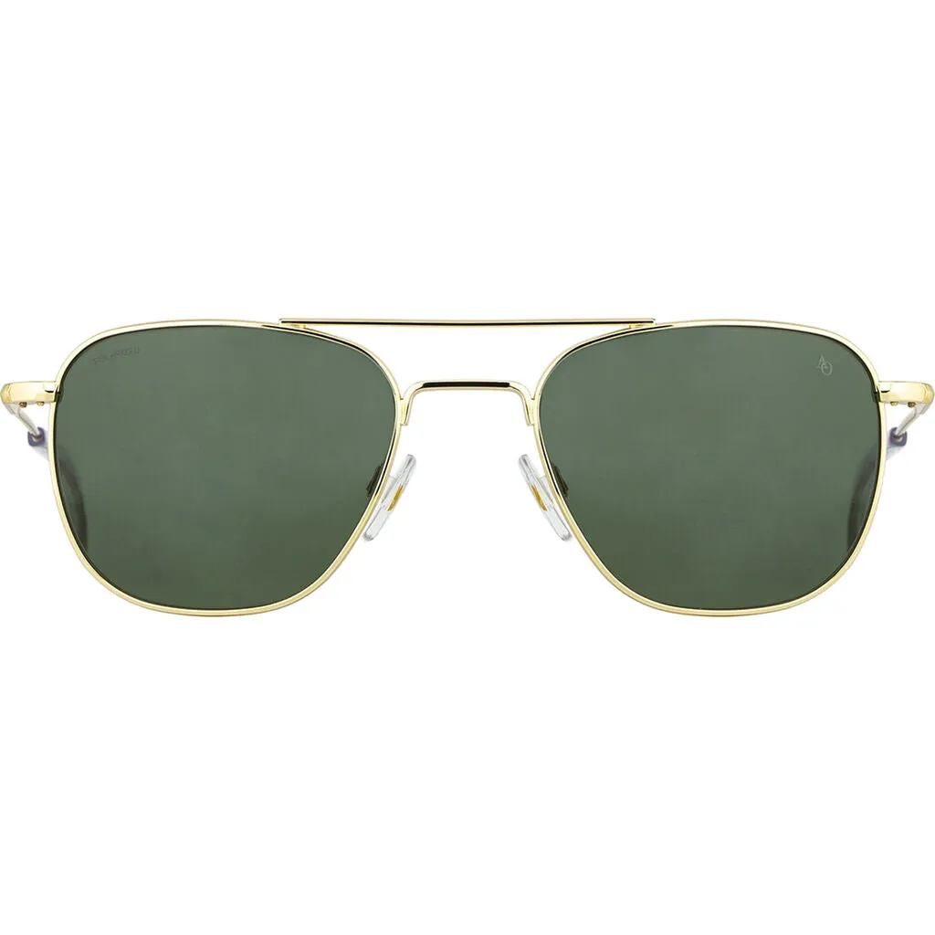 American Optical Big Original Pilot Sunglasses Standard | Gold/Polarized Nylon