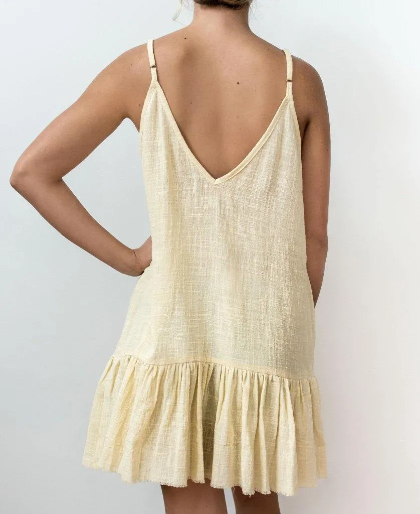 AMY DRESS | Bleach Gold