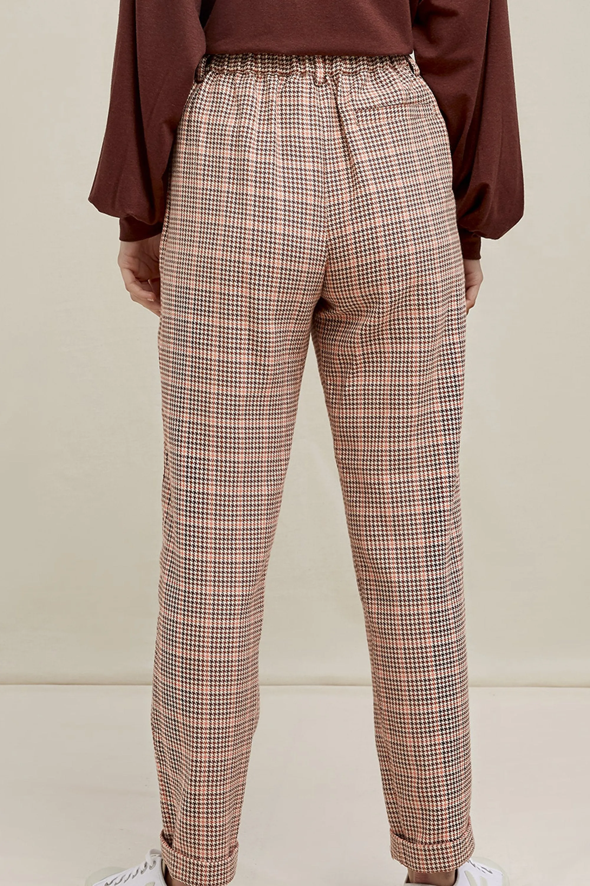 annis houndstooth trousers