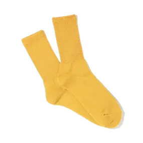 Anonymous Ism Yellow Cotton Pile Socks