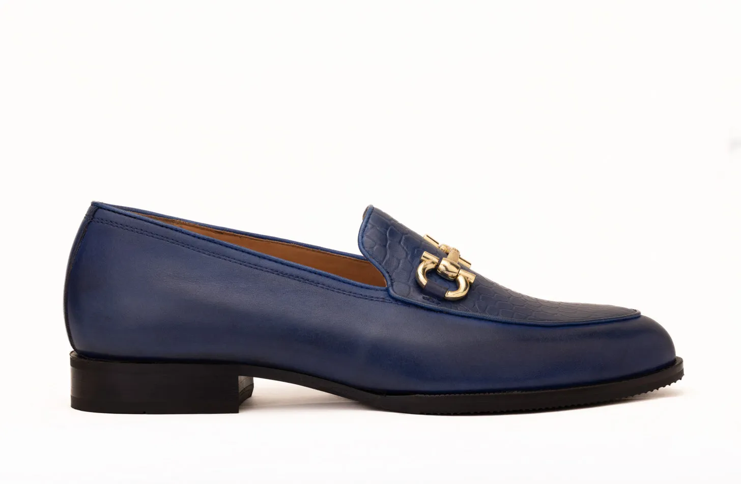 Apron Loafer with Horsebit Trim