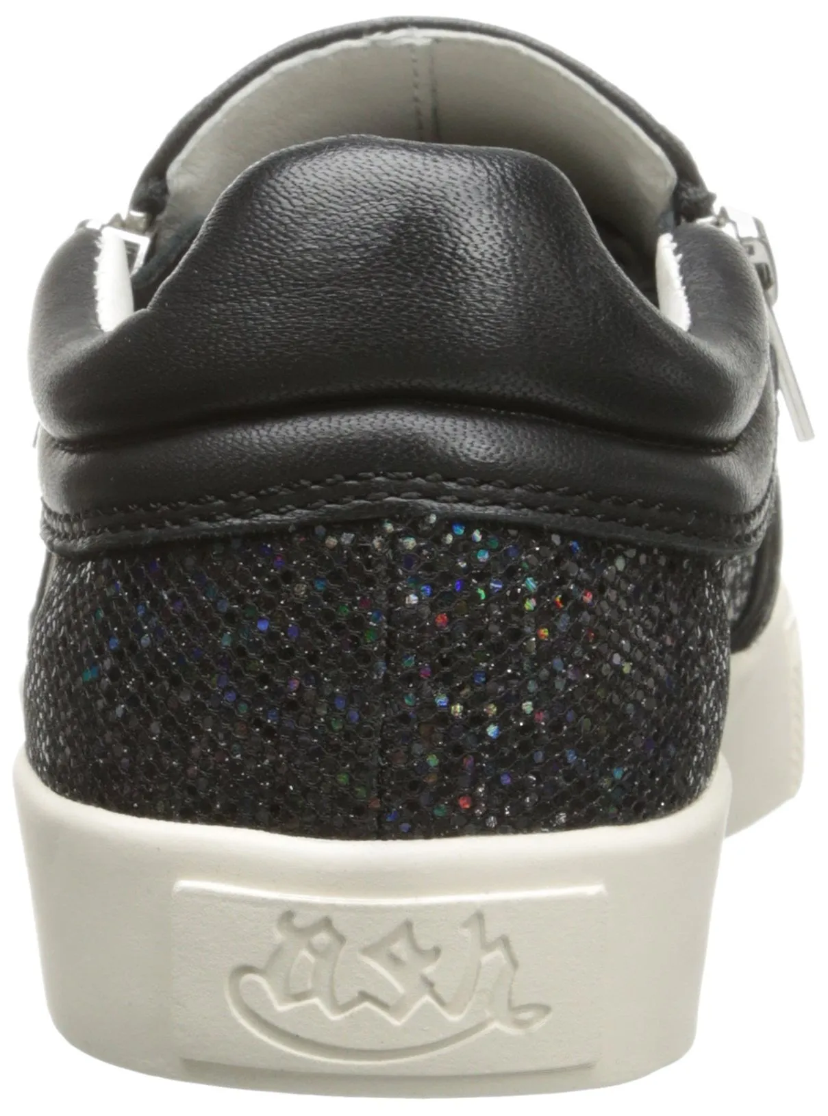 Ash Women's Intense Bis Fashion Sneaker  -Black Twinkle-