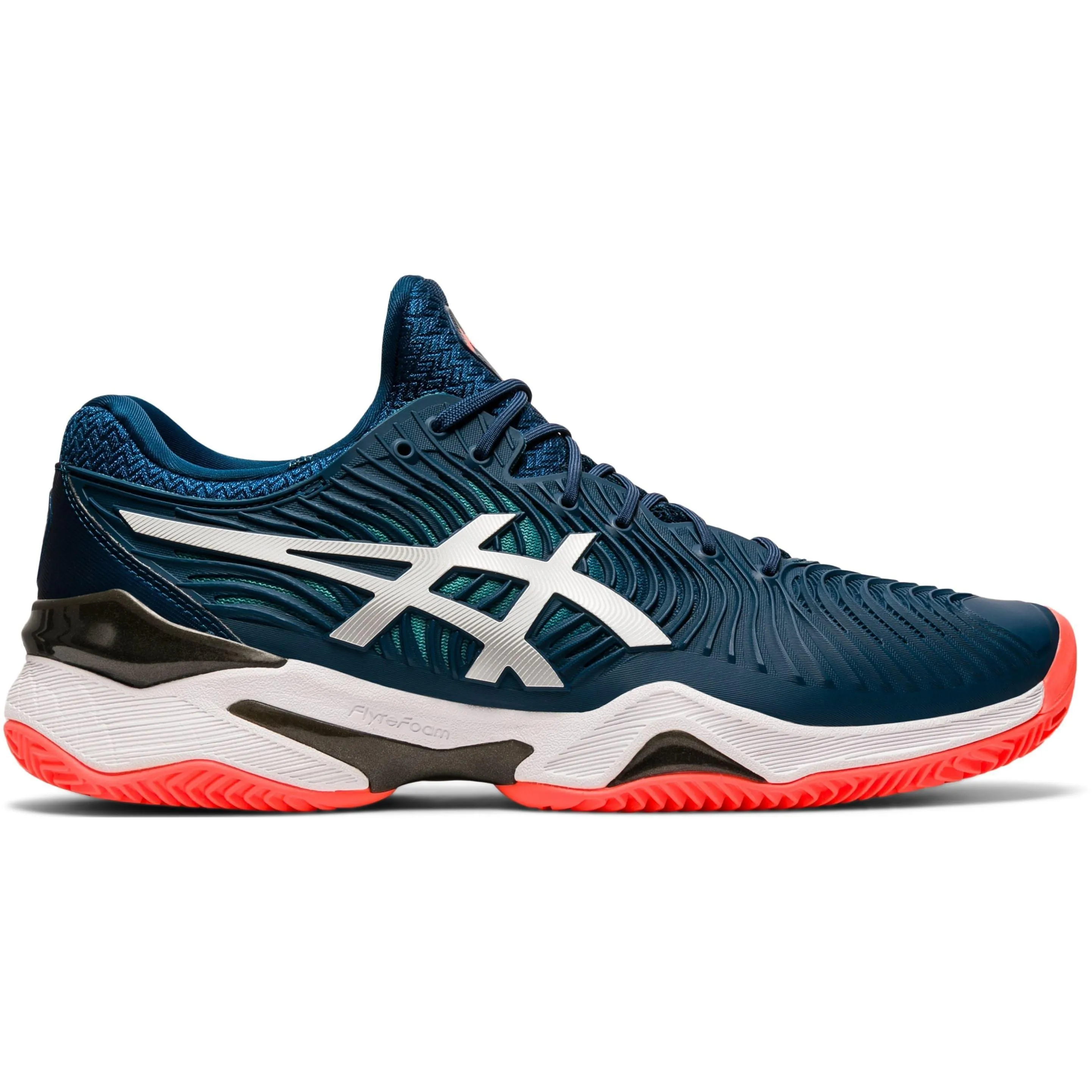 Asics Court FF 2 Clay Mens Tennis Shoes - Blue