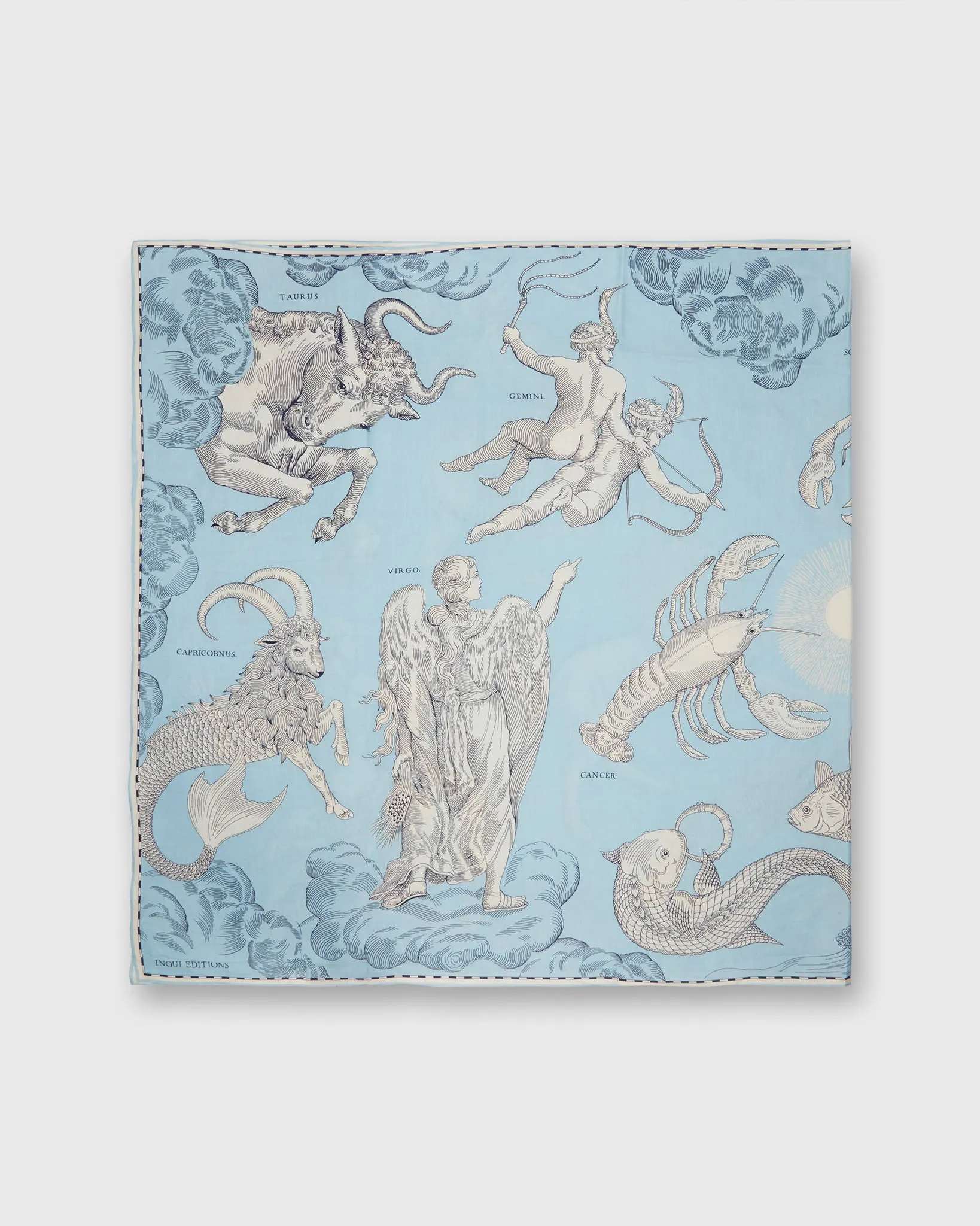 Astrologie Scarf in Light Blue