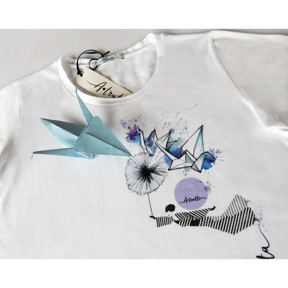 A.Tratti White Viscose Tops & T-Shirt