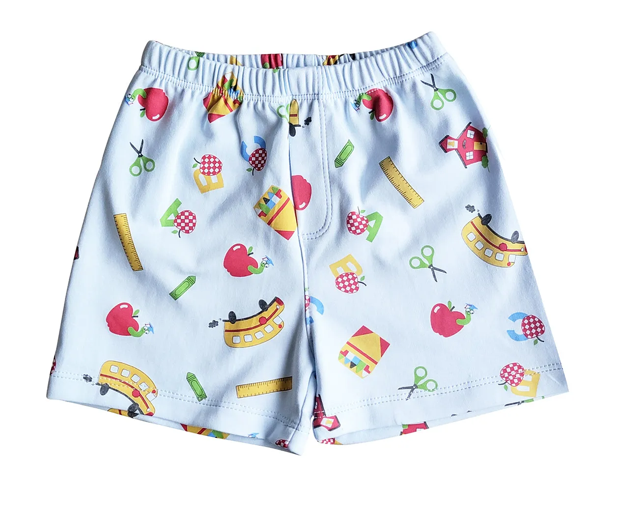 Back To school boy polo short set Pima Cotton