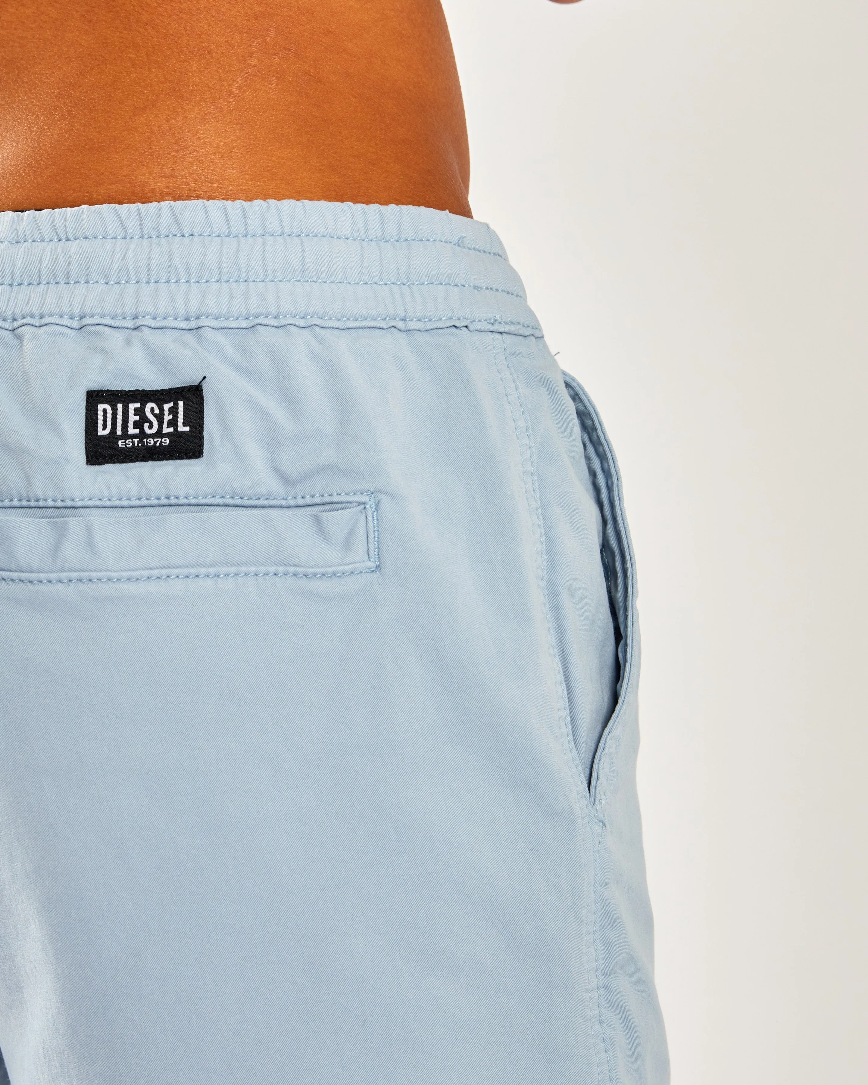 Baron Drawcord Short Blue Fog