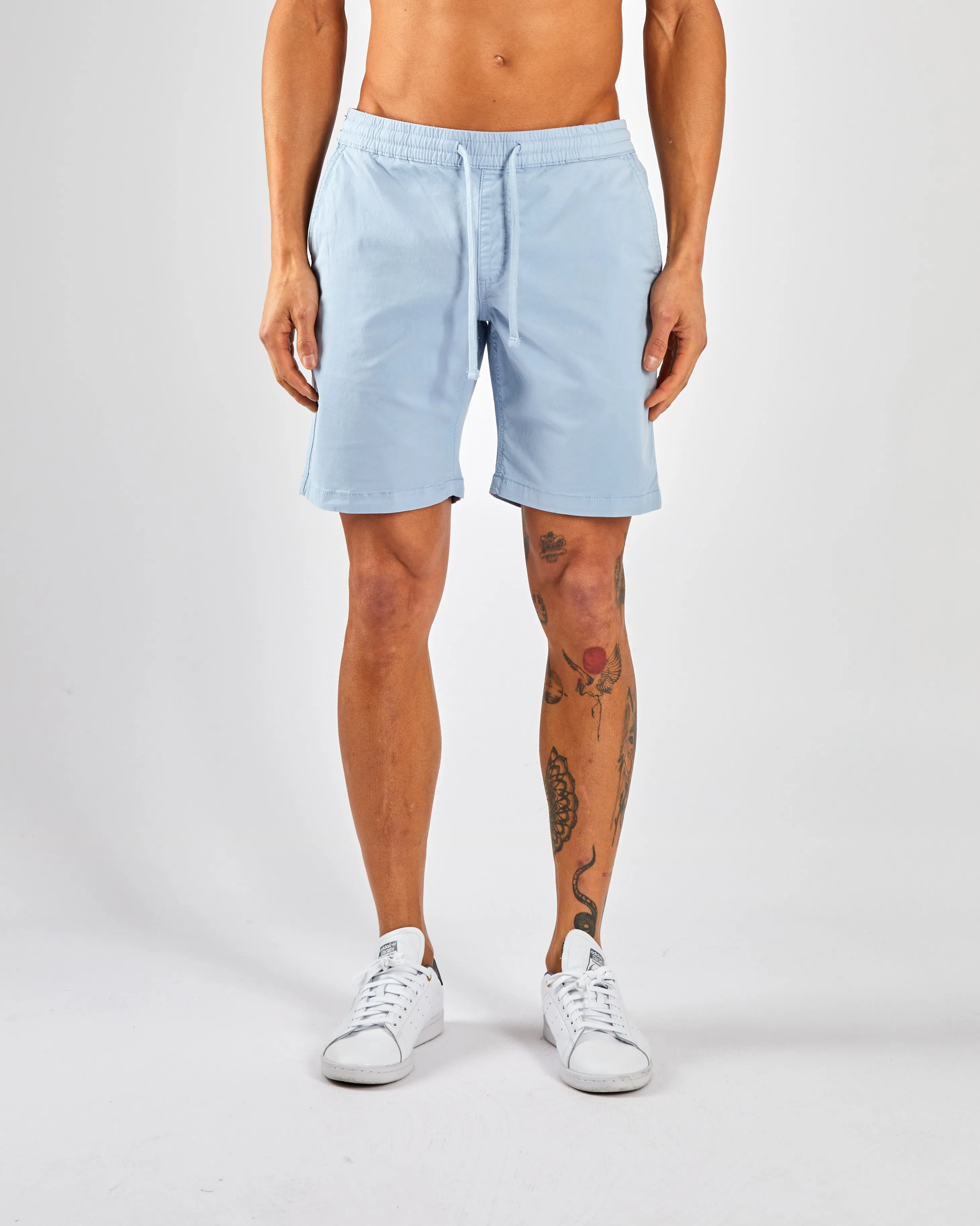 Baron Drawcord Short Blue Fog