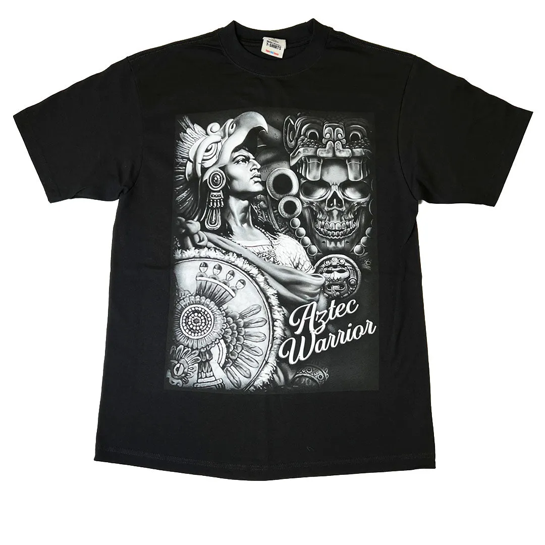 BILLIONAIRE Aztec Warrior Graphic T-Shirt