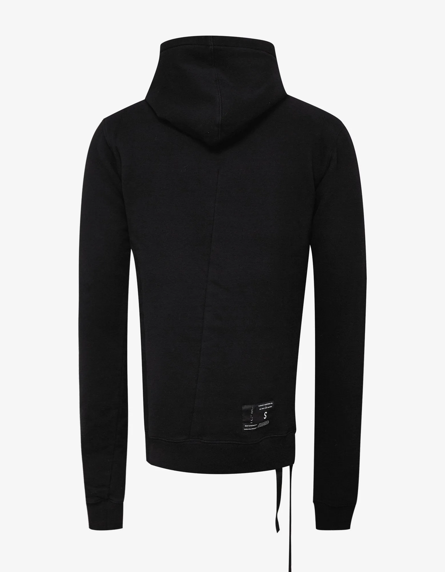 Black Long Body Hoodie