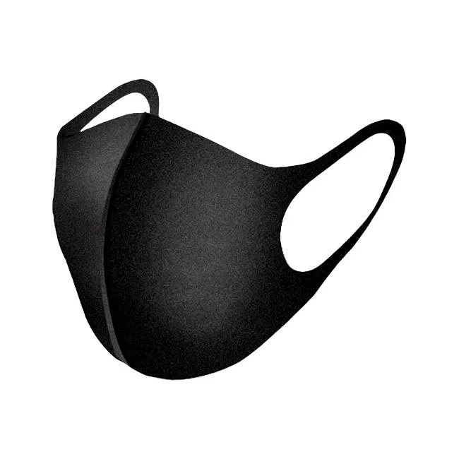 Black Washable & Reusable Fashion Face Mask Mouth Cover - Pack of 1