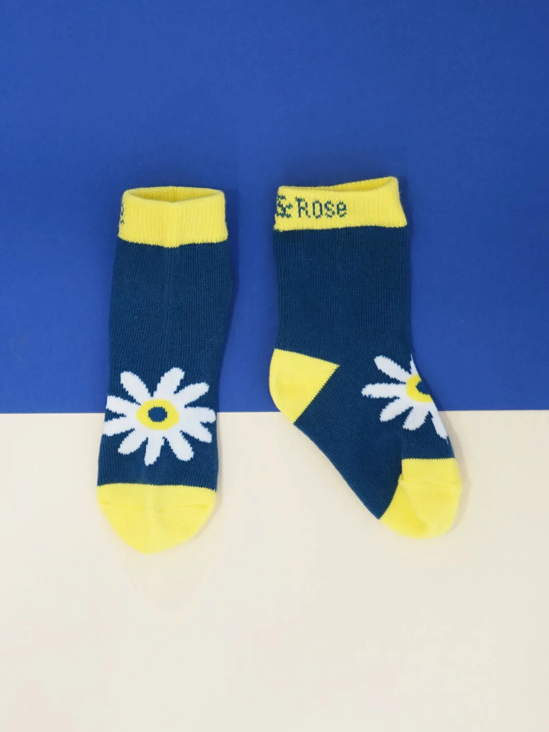 Blade and Rose Daisy In Bloom Cotton Socks 藍雛菊全棉嬰兒襪