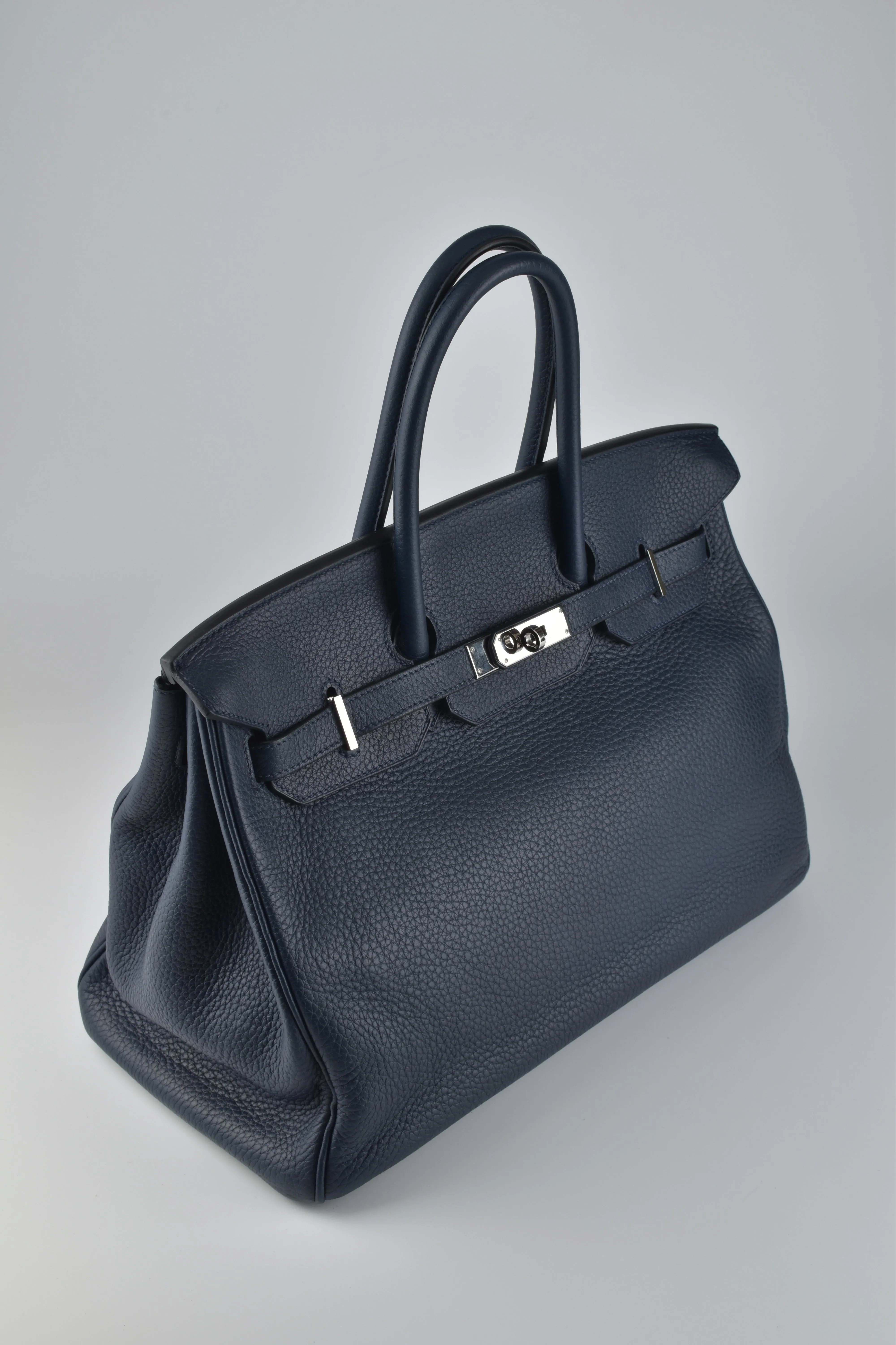 Bleu Nuit Togo Birkin 35 PHW