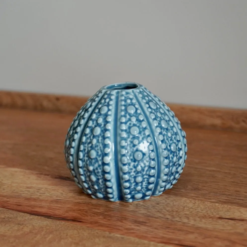 Blue Echinus Vase