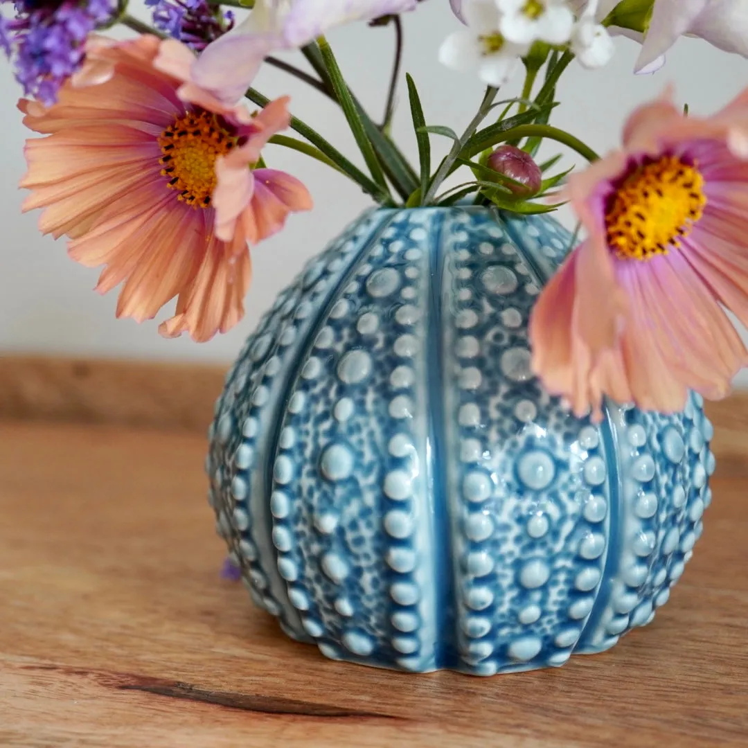 Blue Echinus Vase