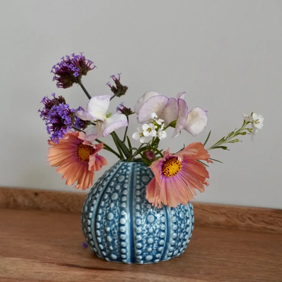 Blue Echinus Vase