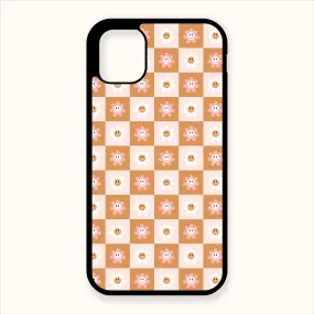 Boho Checkered Smile Case