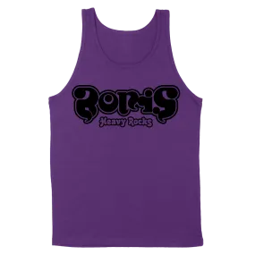 Boris "Heavy Rocks: Black“ Purple Tank Top