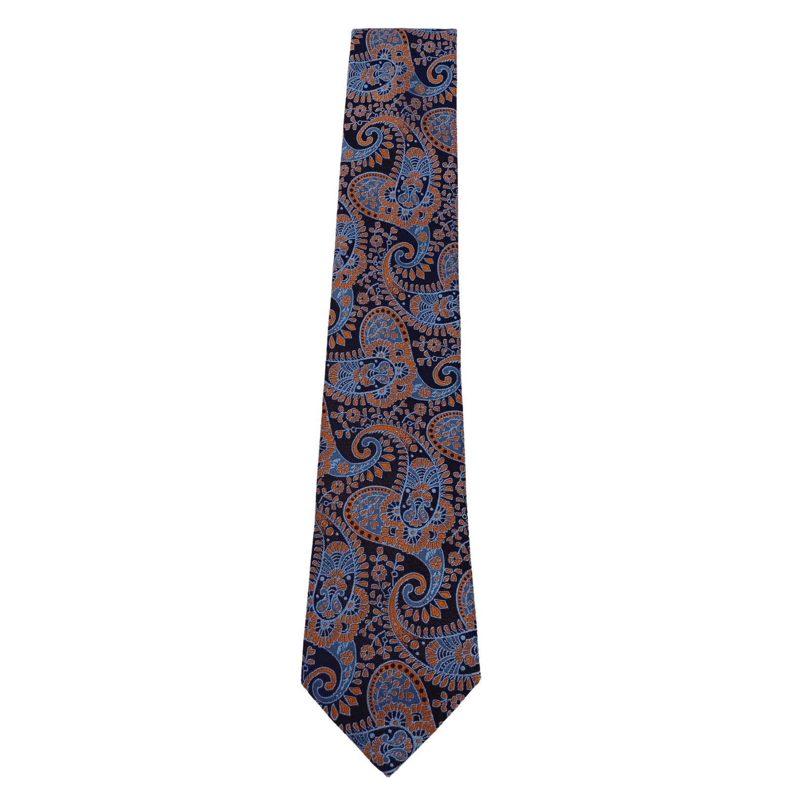 BOSS by HUGO BOSS Silk Paisley Tie - Blue & Orange