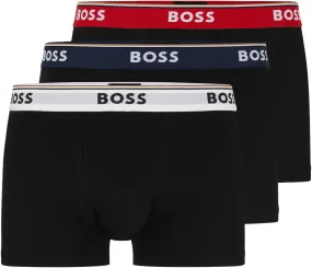 Boss Trunk 3 Pair In Black For Men