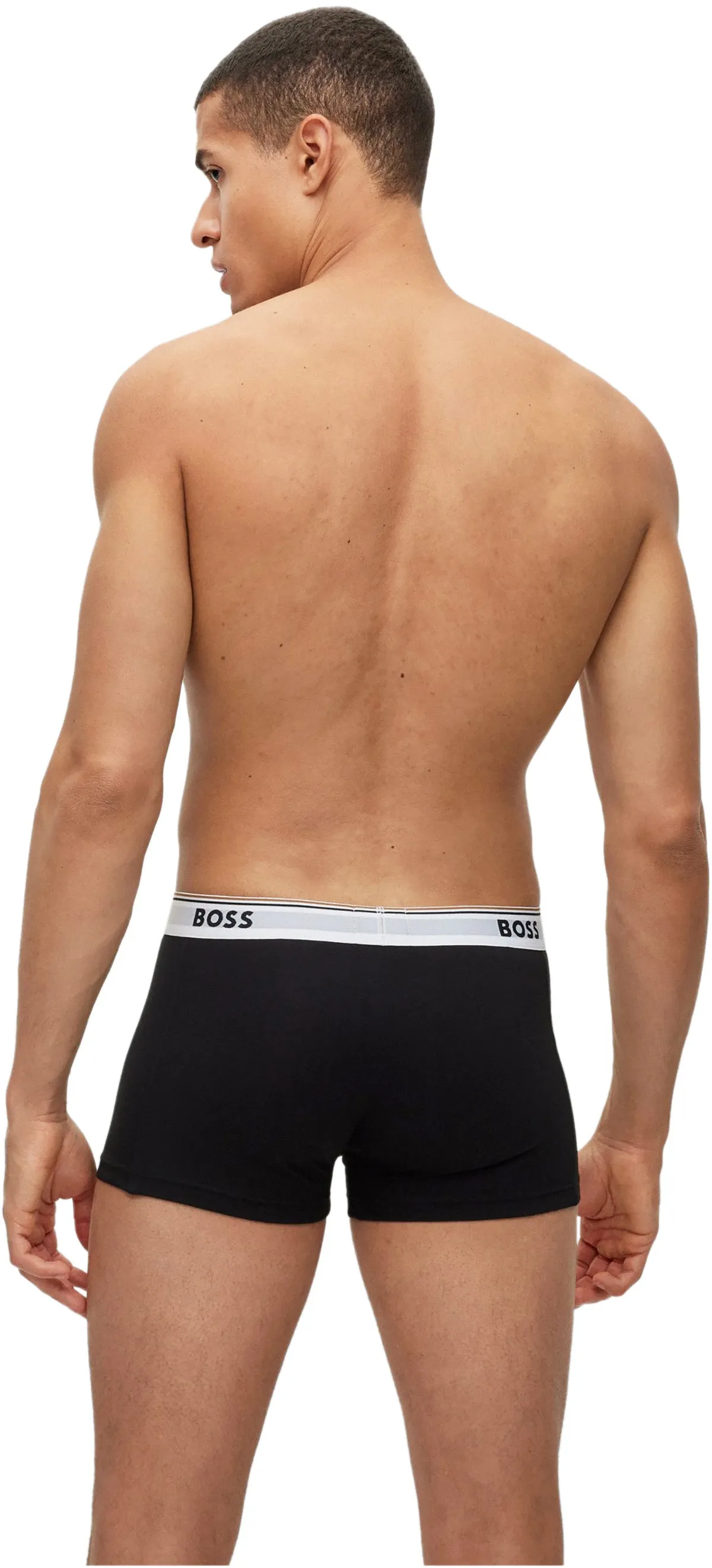 Boss Trunk 3 Pair In Black For Men