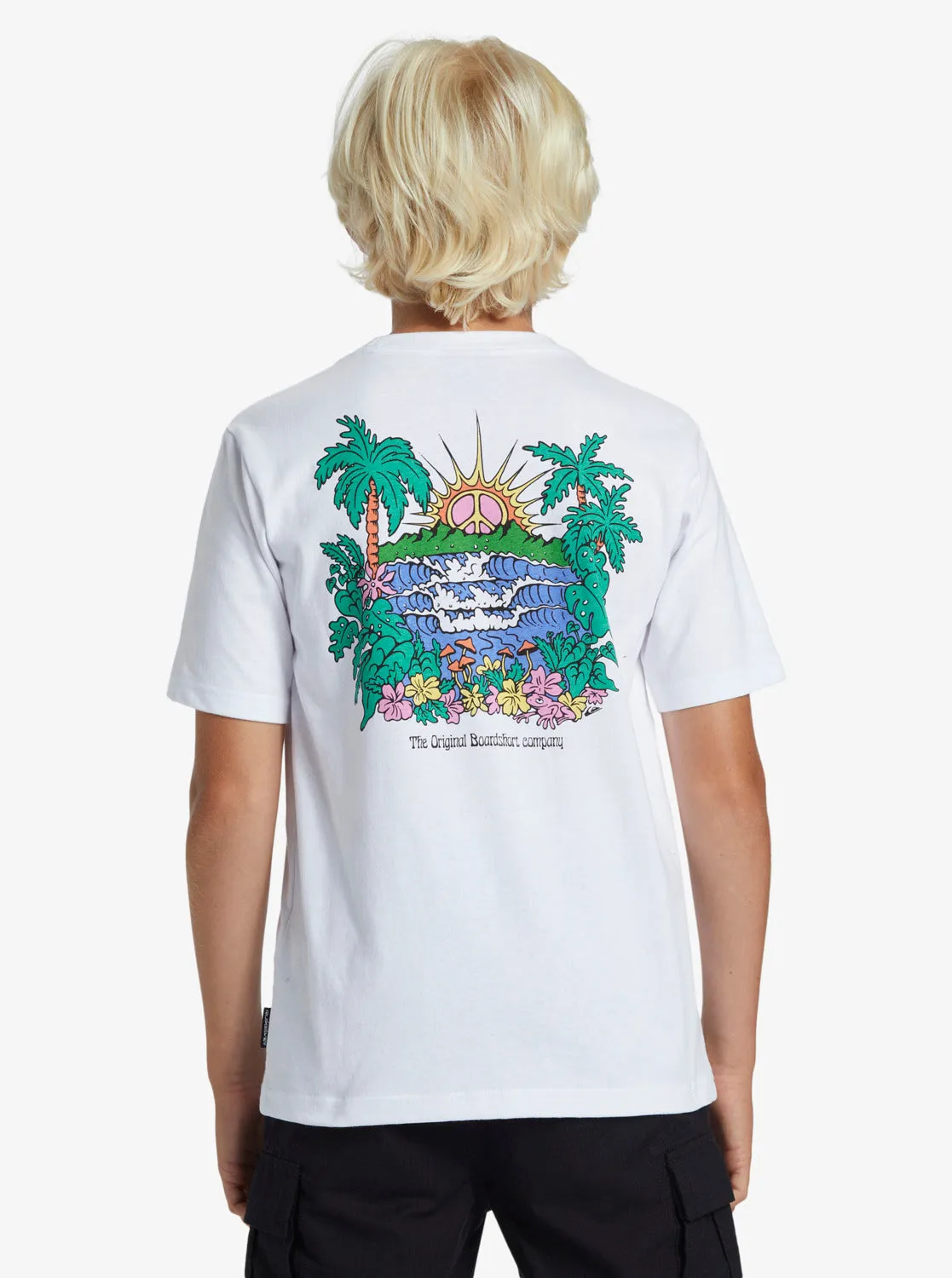 Boys 8-16 Island Sunrise T-Shirt - White