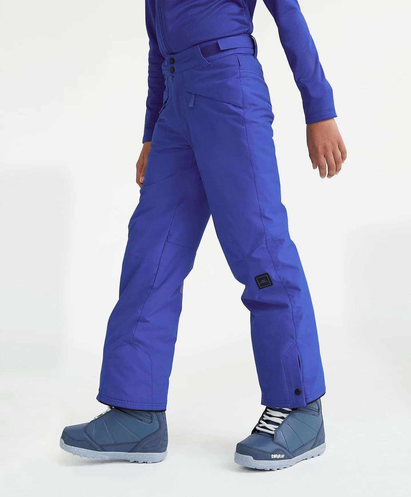 Boy's Hammer Snow Pants - Surf The Web Blue