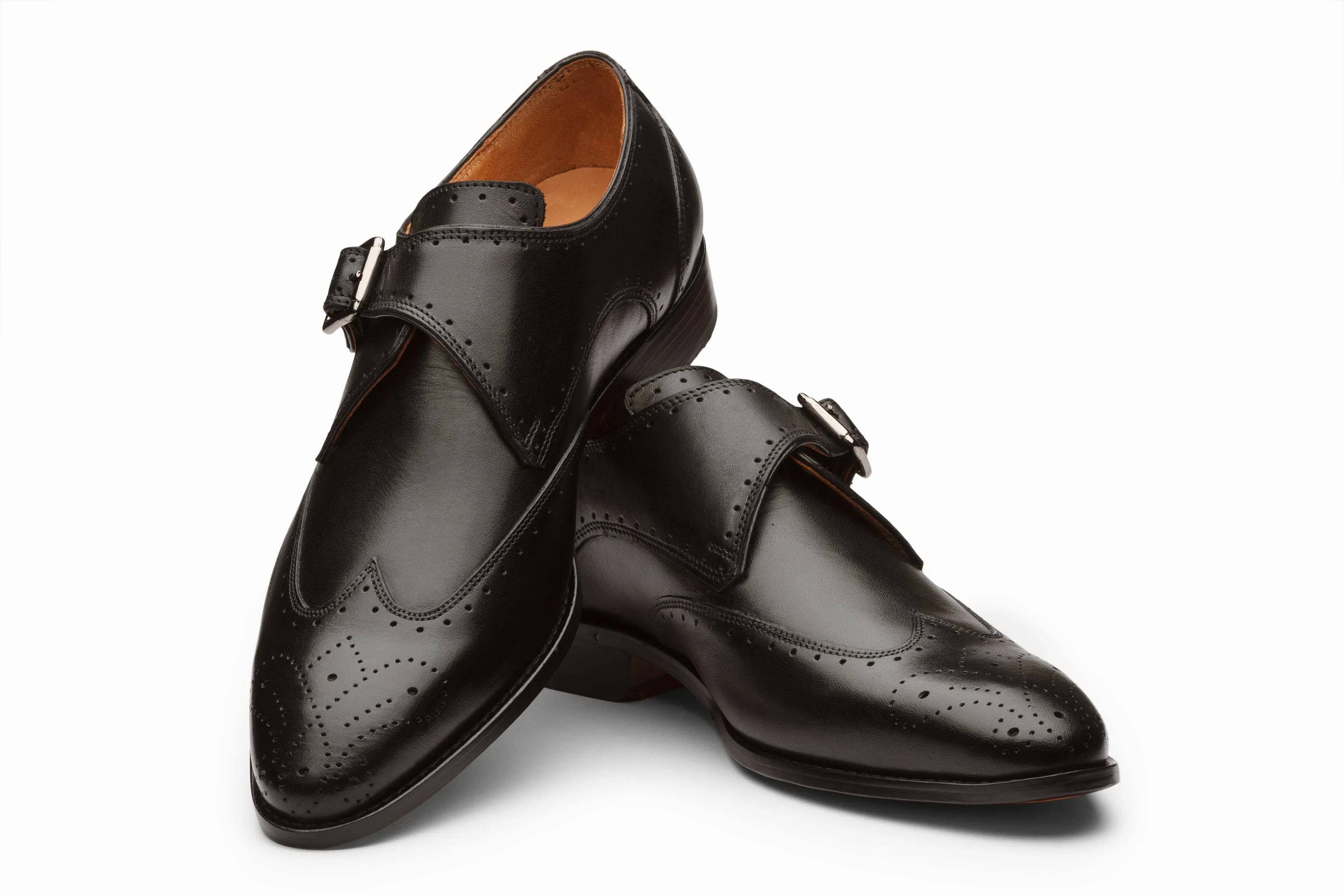 Brogue Monkstraps - Black