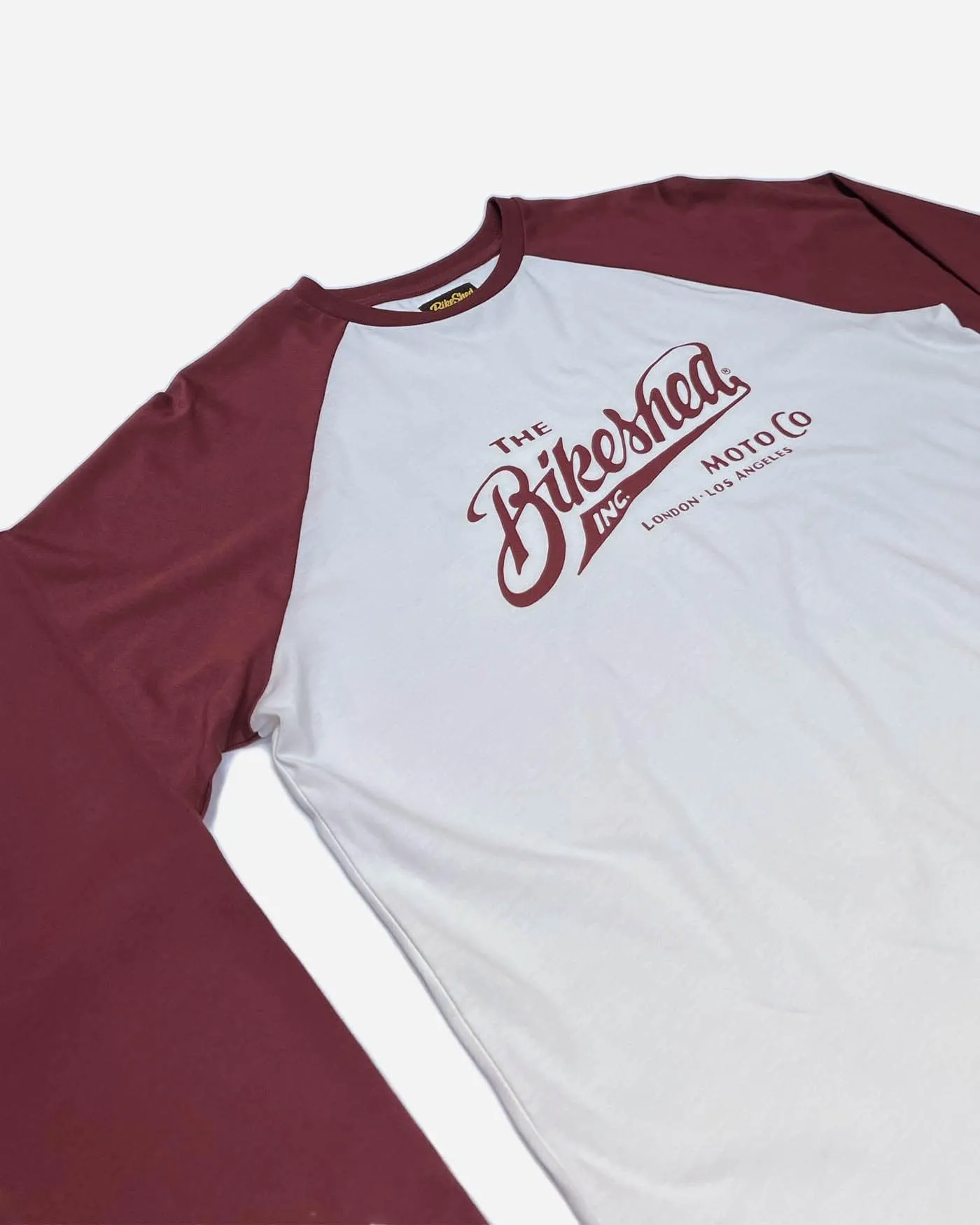 BSMC Inc. Baseball Jersey LS - Burgundy/White