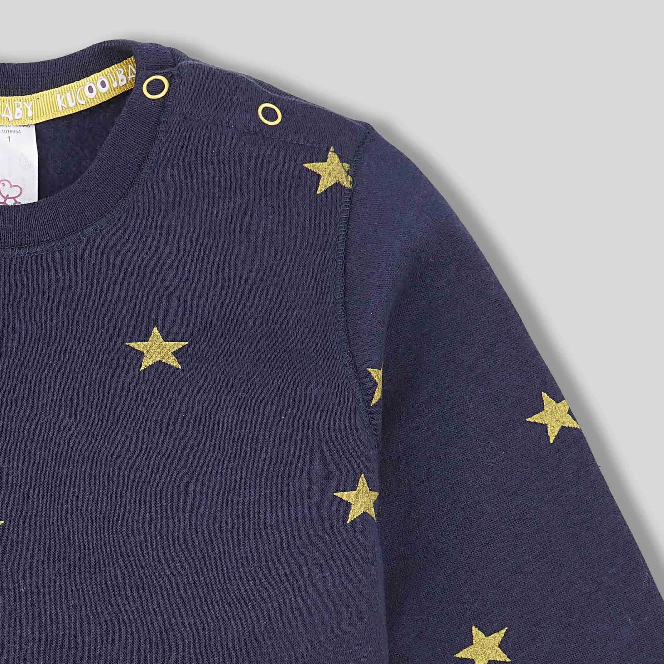 C1075 BC Blue with Stars Sweatshirt