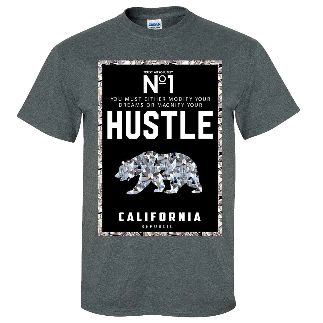 California Republic No. 1 Diamond Hustle Asst Colors T-shirt/tee