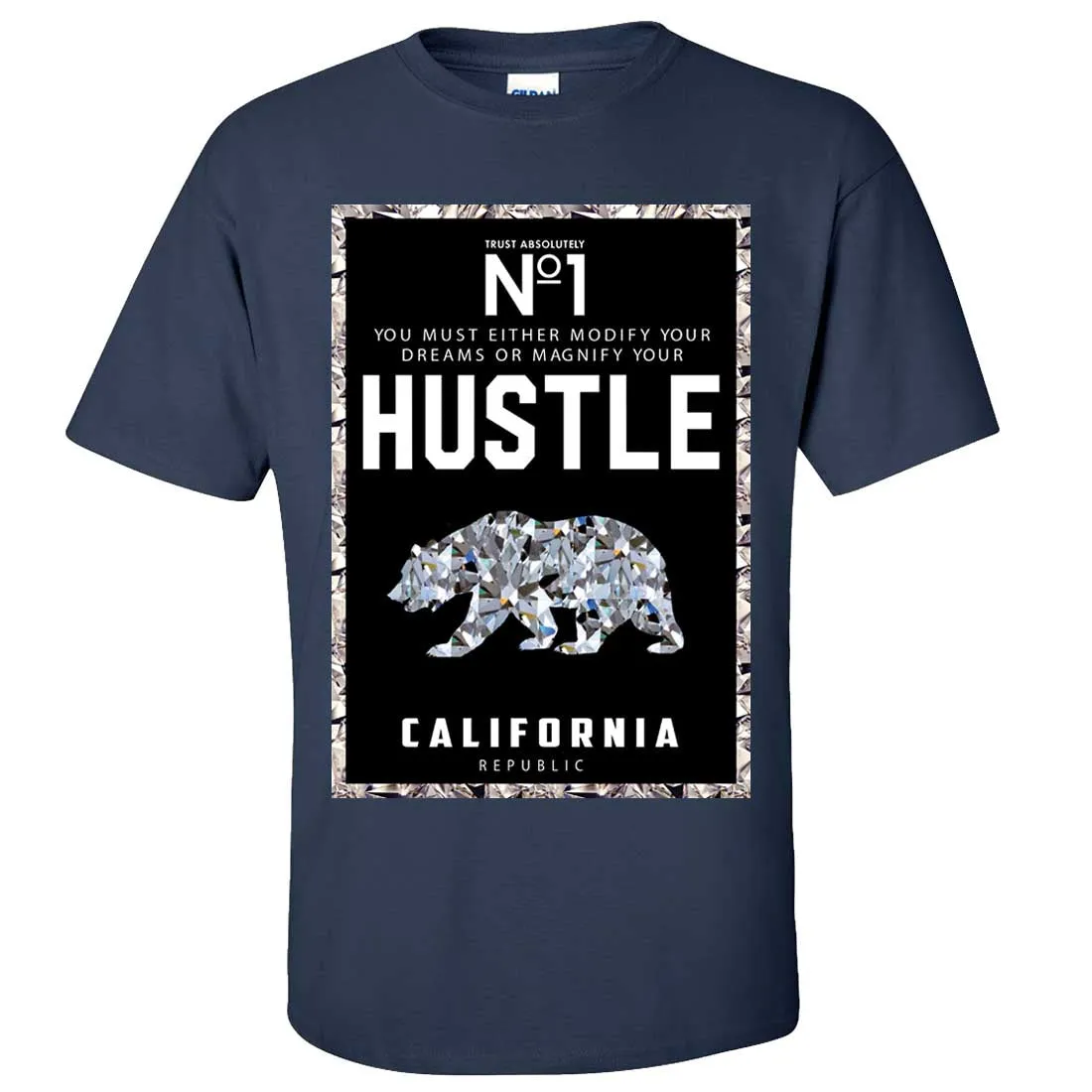 California Republic No. 1 Diamond Hustle Asst Colors T-shirt/tee