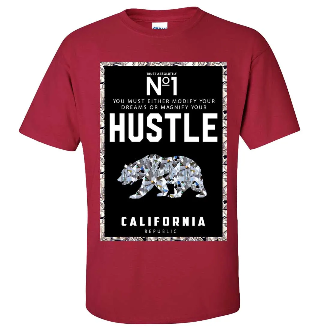 California Republic No. 1 Diamond Hustle Asst Colors T-shirt/tee