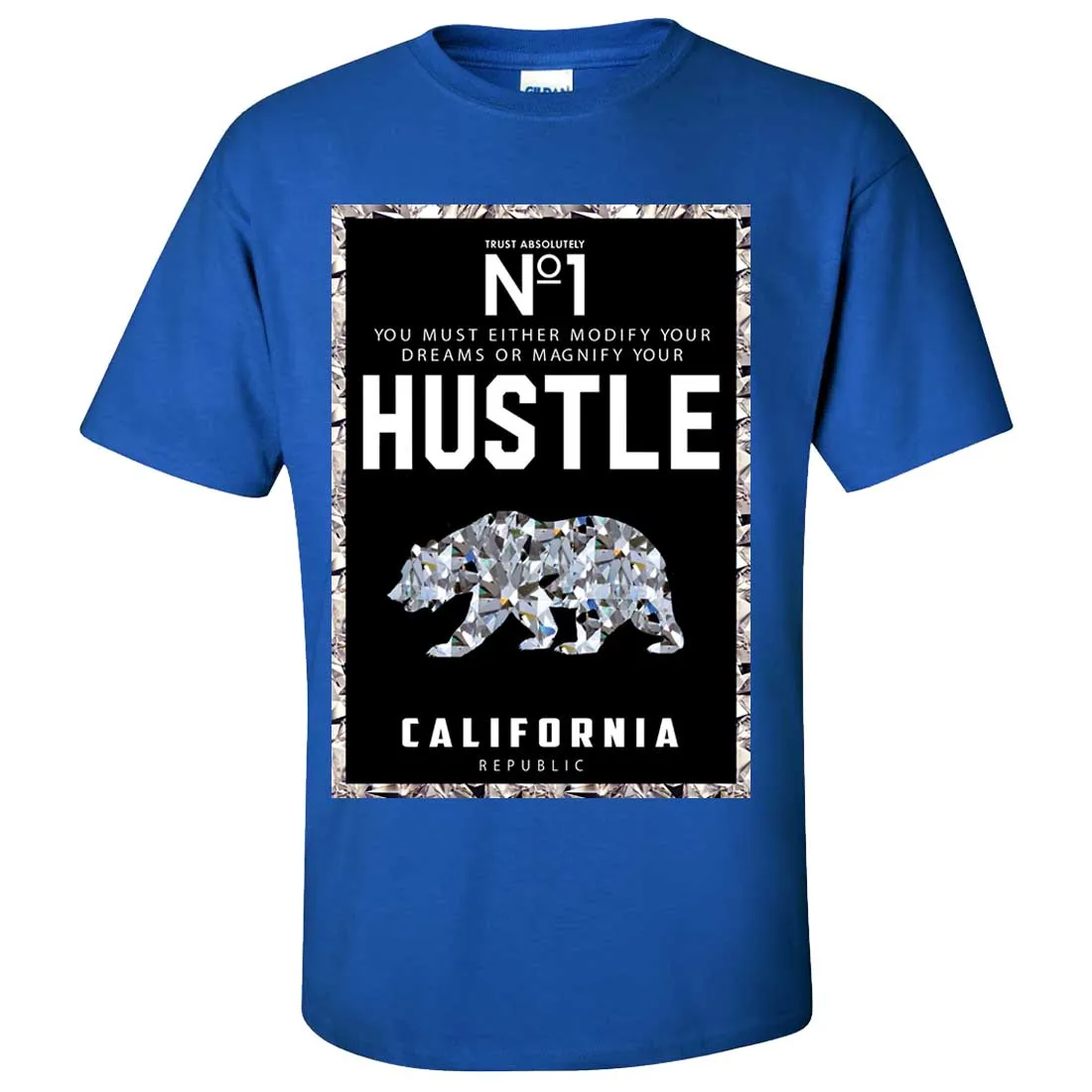 California Republic No. 1 Diamond Hustle Asst Colors T-shirt/tee